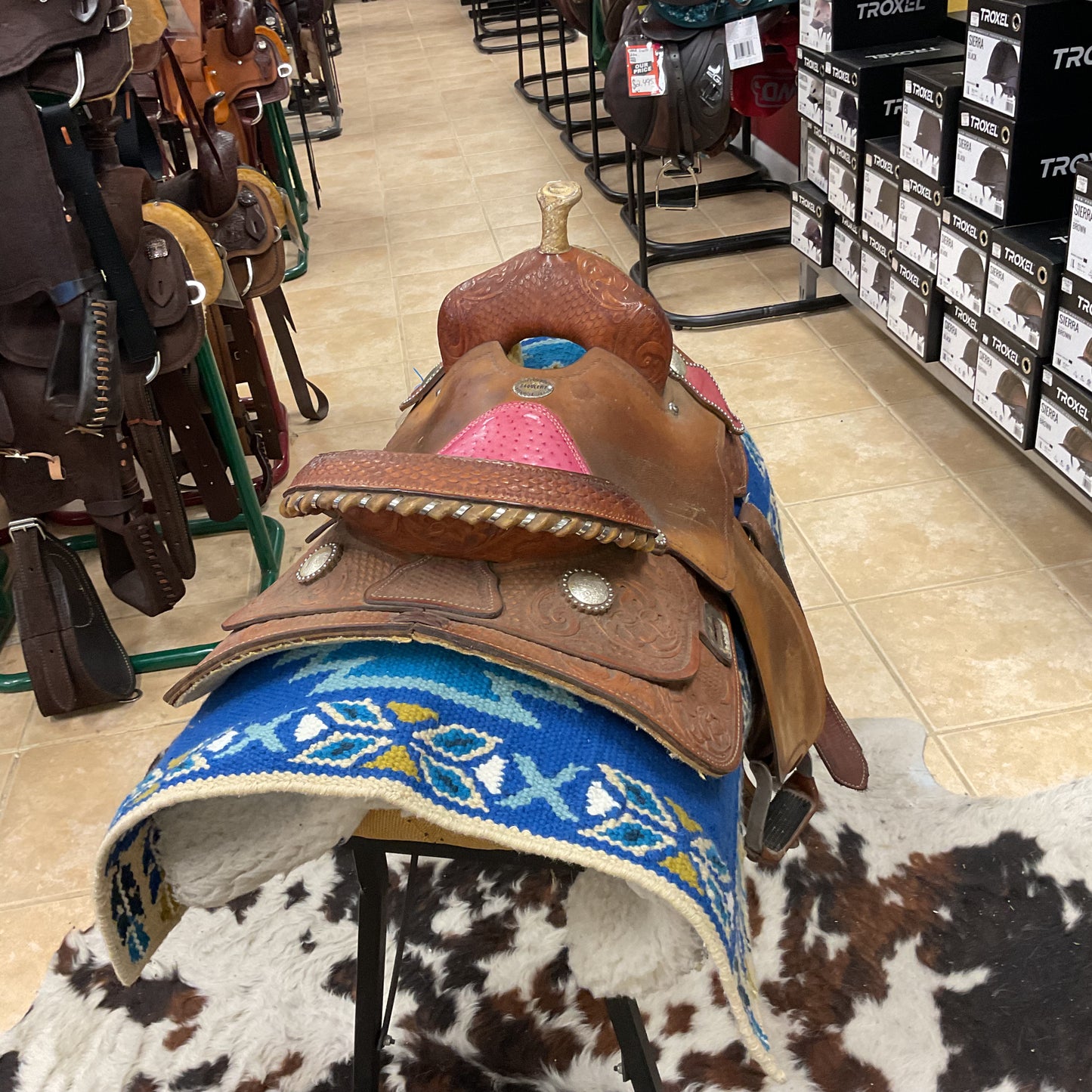 Used Billy cook all around saddle